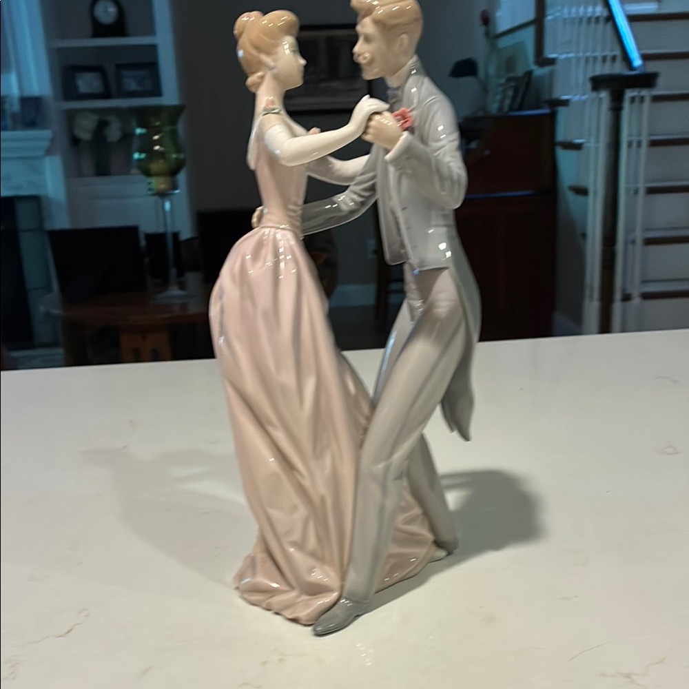 Lladro Anniversary Waltz, Elegant Dancing Couple Figurine